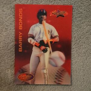 1994 MLB Pinnacle Starflics Barry Bonds Trading Card